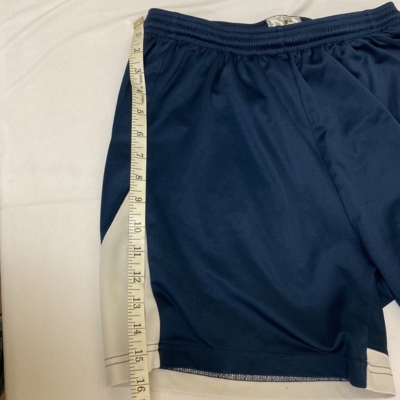 BADGER Sport Athletic Shorts - Blue/White - Size Large - Picture 5 of 7